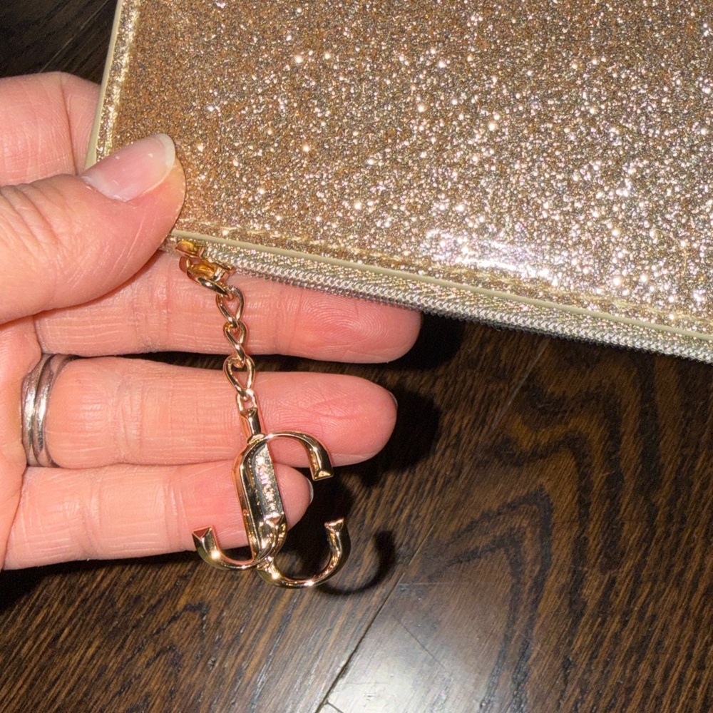 Jimmy Choo perfume  gliter gold coin/ card holder - Picture 4 of 4